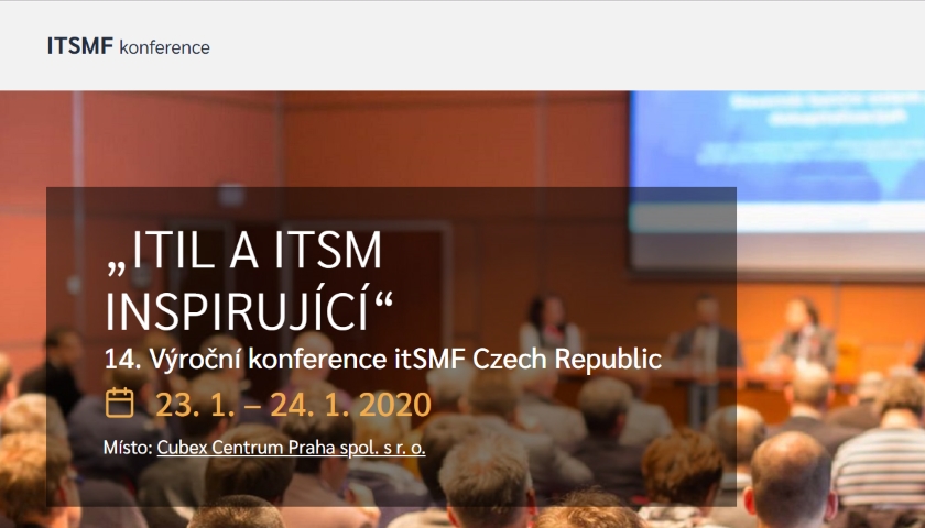 14. Výroční konference itSMF Czech Republic
