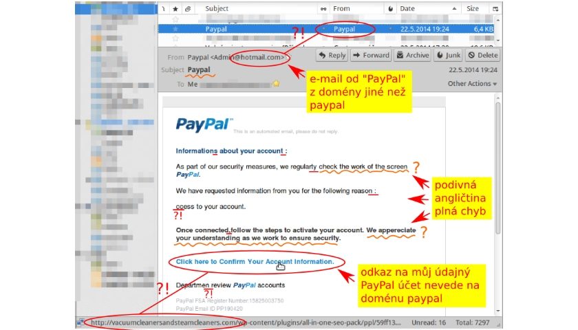 10 tipů jak poznat phishing