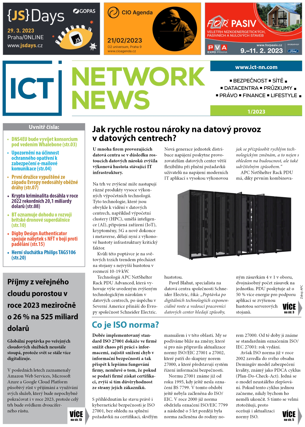 ICT NETWORK NEWS 1-2023 cover