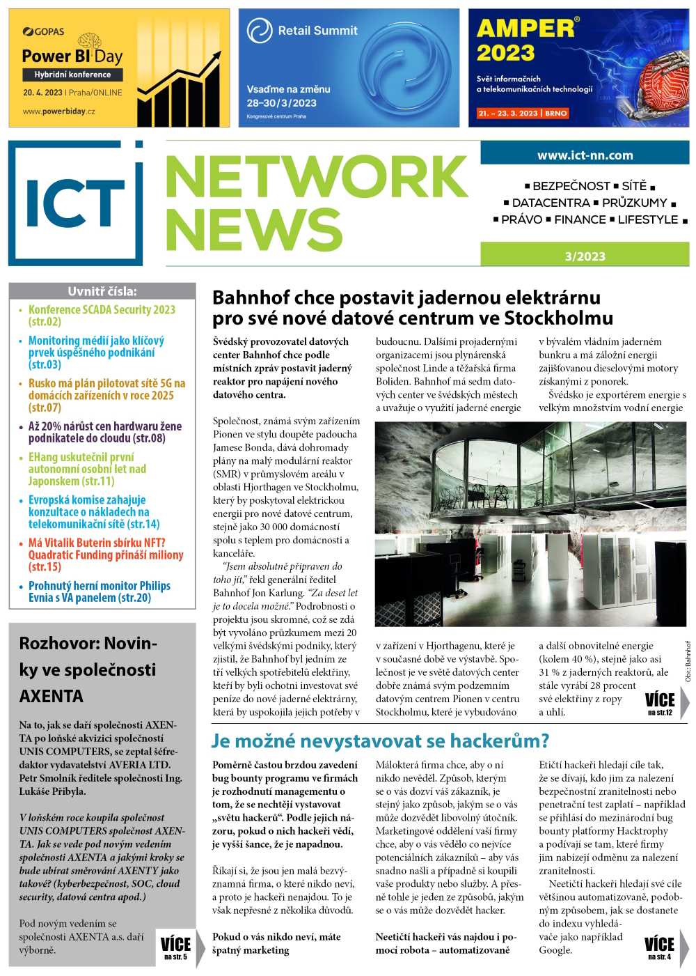 ICT NETWORK NEWS 3-2023 cover