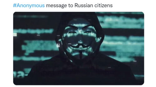 Anonymous message to Russian citizens