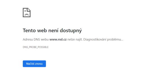 Web ŘSD je nedostupný, pro možný kyberútok se tím zabývá i NÚKIB