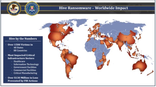 Infrastruktura ransomwaru Hive zabavena v rámci společného úsilí o vymáhání mezinárodního práva