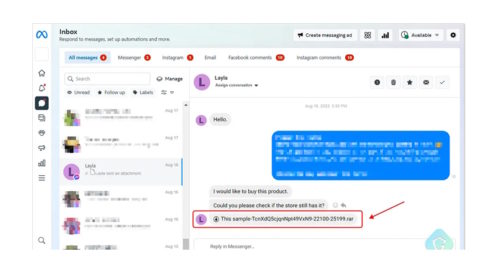 Vietnamští hackeři nasazují Python-Based Stealer přes Facebook Messenger