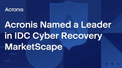 Acronis lídrem v průzkumu IDC MarketScape