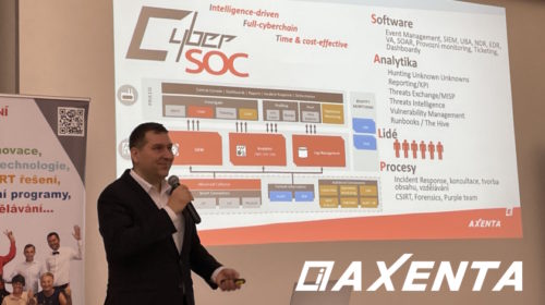 AXENTA Jan Kozák konference CyberSOC