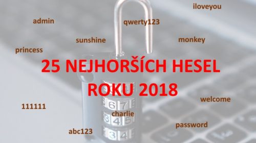 25 nejhorších hesel roku 2018