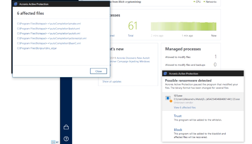 Acronis Active Protection