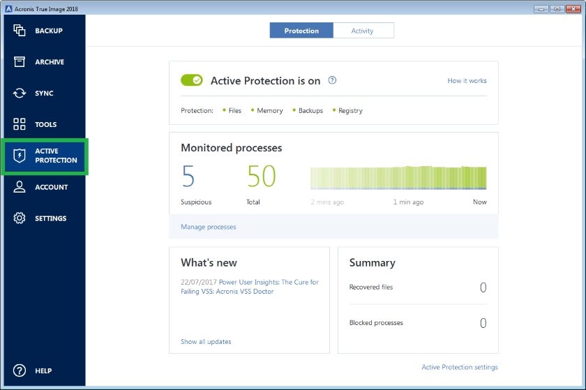 Acronis Active Protection