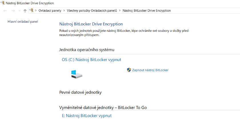 BitLocker Drive Encryption