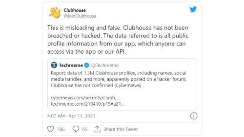 Data 1,3 milionu Clubhouse uživatelů jsou zdarma na fóru hackerů