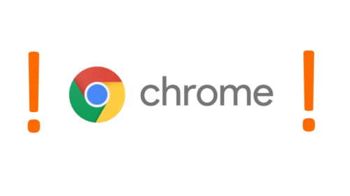 Google Chrome warning