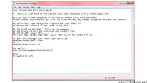 Ryuk Ransomware