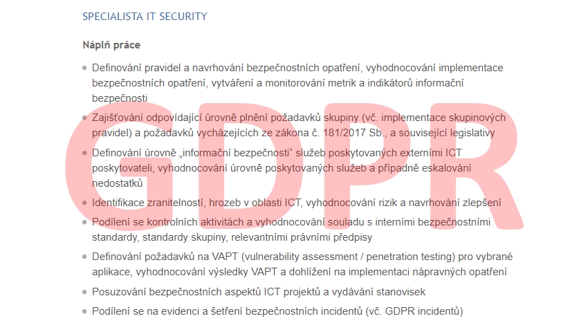 SPECIALISTA IT SECURITY