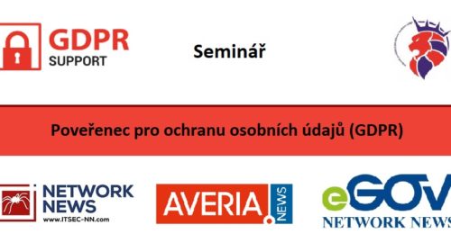 Pozvánka na seminář Pověřenec pro ochranu osobních údajů (GDPR)